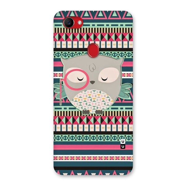 Owl Cute Pattern Back Case for Oppo F7