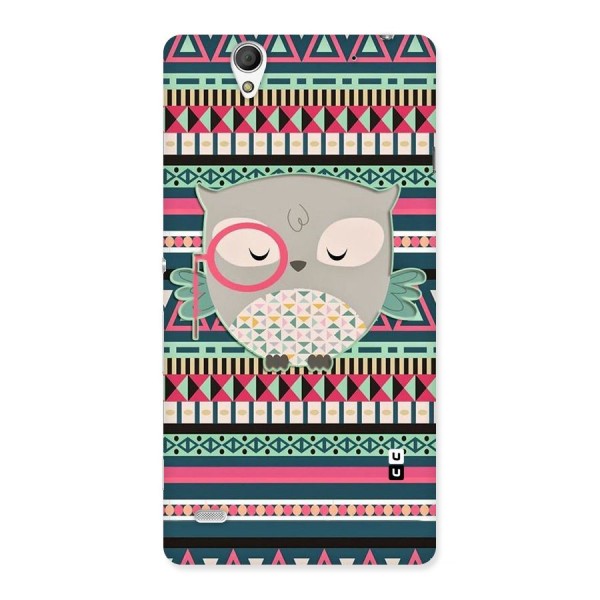 Owl Cute Pattern Back Case for Sony Xperia C4
