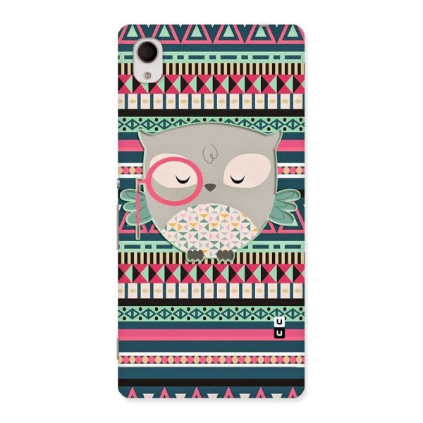 Owl Cute Pattern Back Case for Sony Xperia M4
