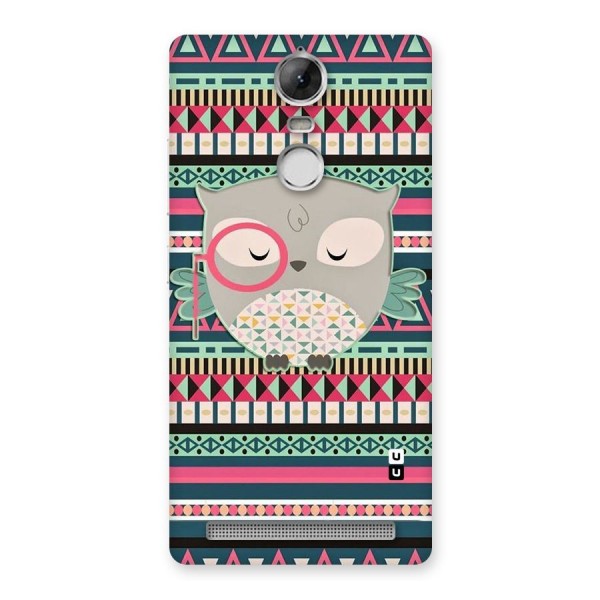 Owl Cute Pattern Back Case for Vibe K5 Note