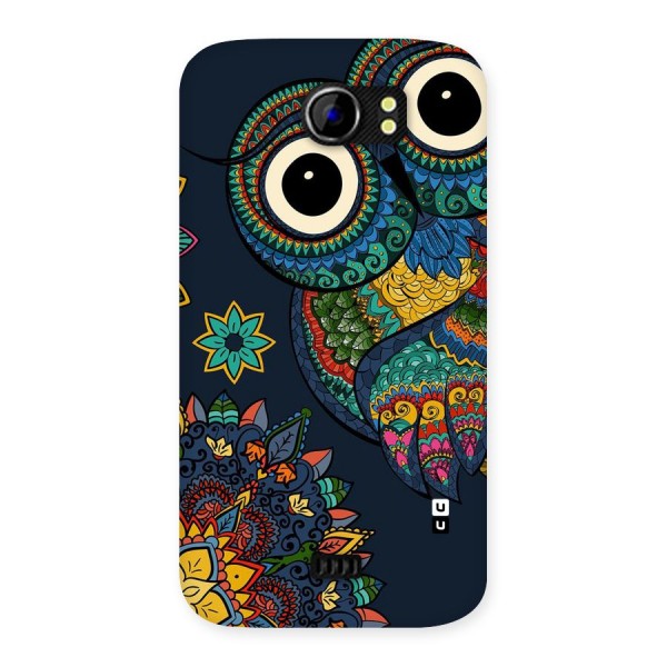 Owl Eyes Back Case for Micromax Canvas 2 A110