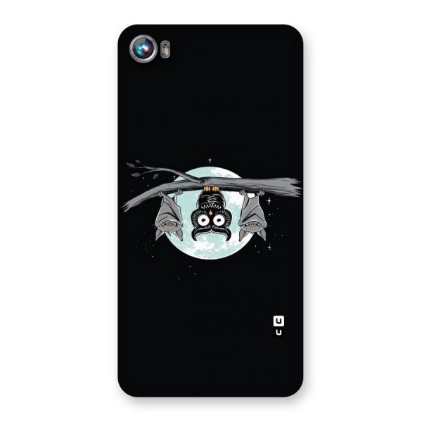 Owl Hanging Back Case for Micromax Canvas Fire 4 A107