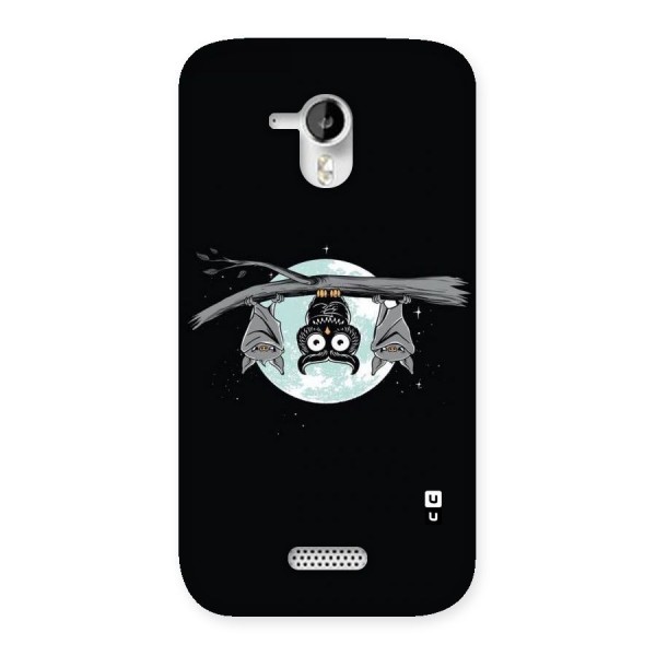 Owl Hanging Back Case for Micromax Canvas HD A116
