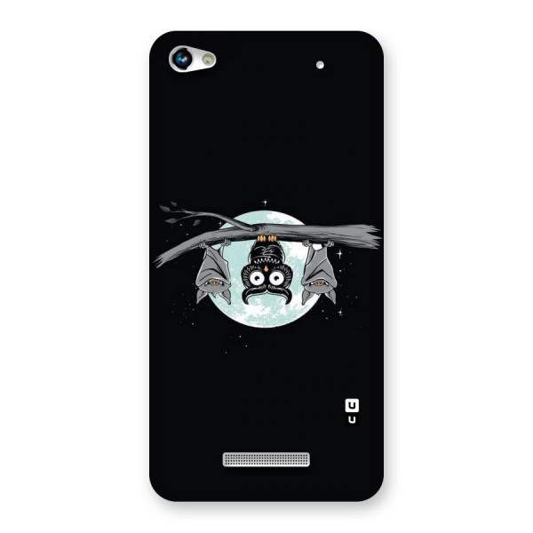 Owl Hanging Back Case for Micromax Hue 2