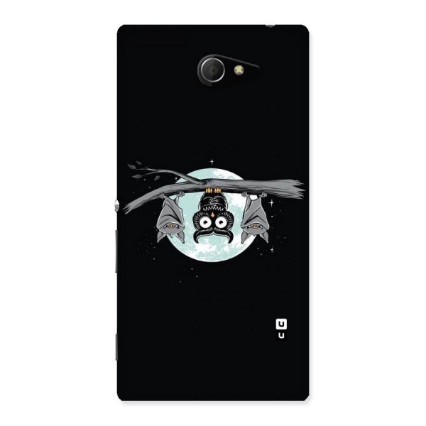 Owl Hanging Back Case for Sony Xperia M2