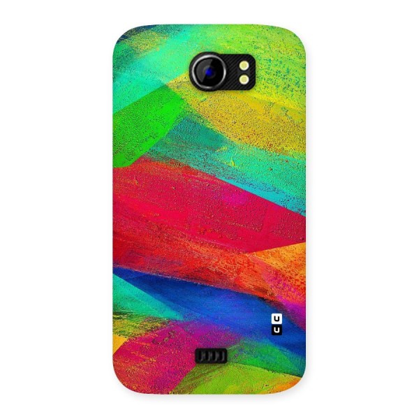 Paint Art Pattern Back Case for Micromax Canvas 2 A110