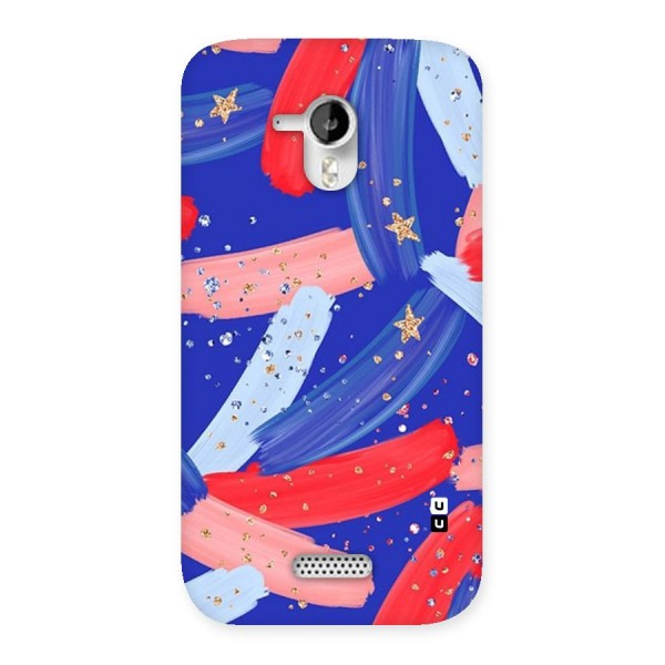 Paint Stars Back Case for Micromax Canvas HD A116