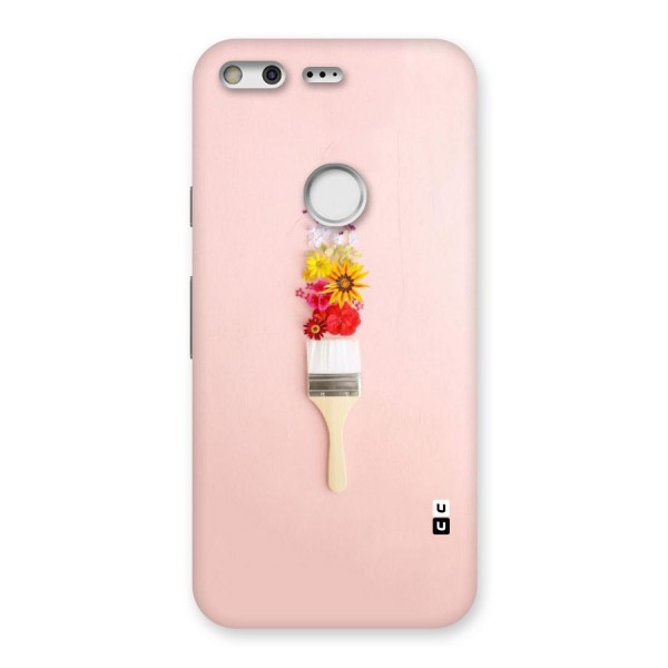 Painted Flowers Back Case for Google Pixel XL