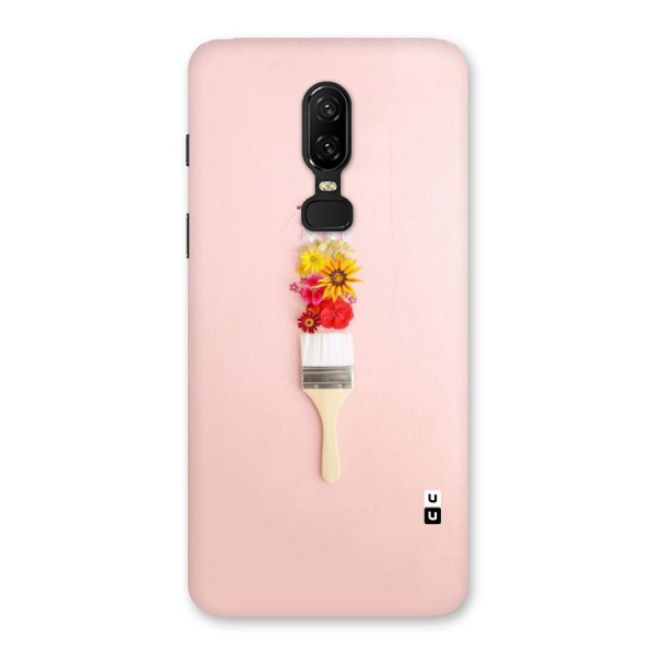 Painted Flowers Back Case for OnePlus 6