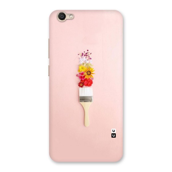 Painted Flowers Back Case for Vivo Y67