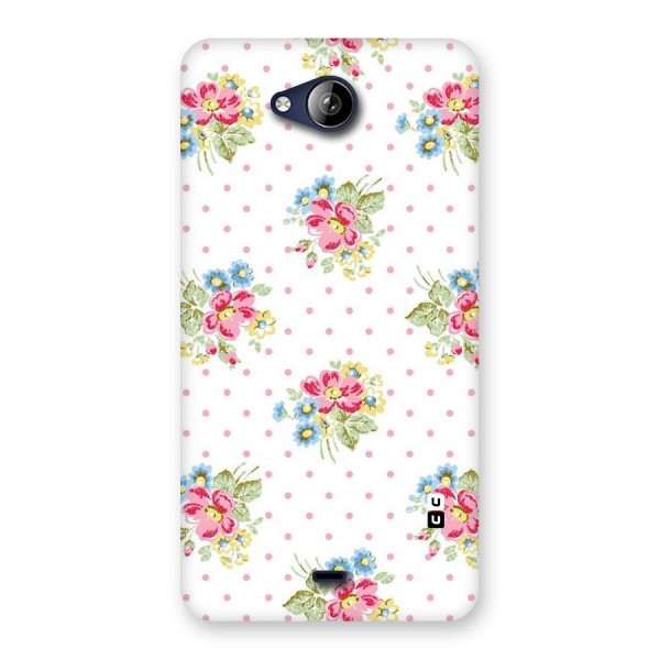 Painted Polka Floral Back Case for Canvas Play Q355