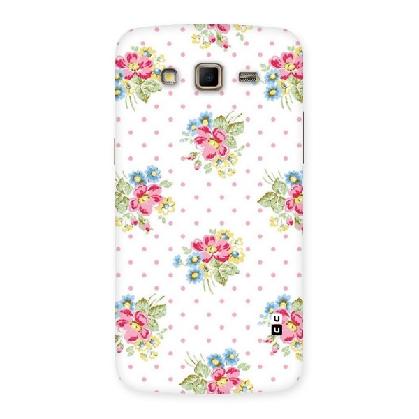 Painted Polka Floral Back Case for Samsung Galaxy Grand 2