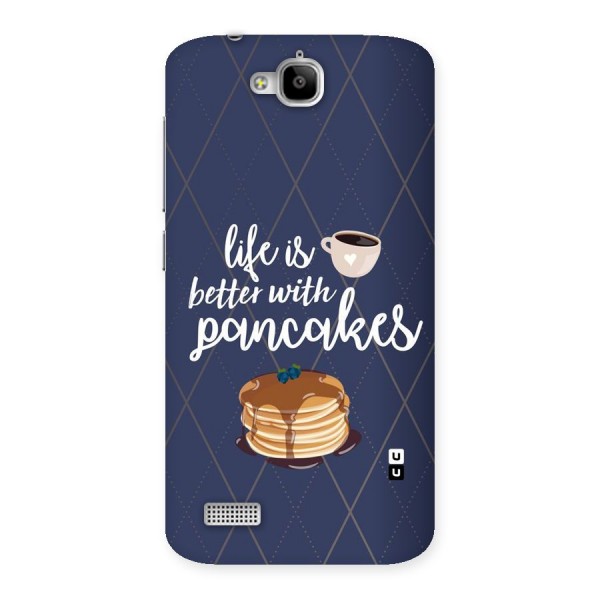 Pancake Life Back Case for Honor Holly