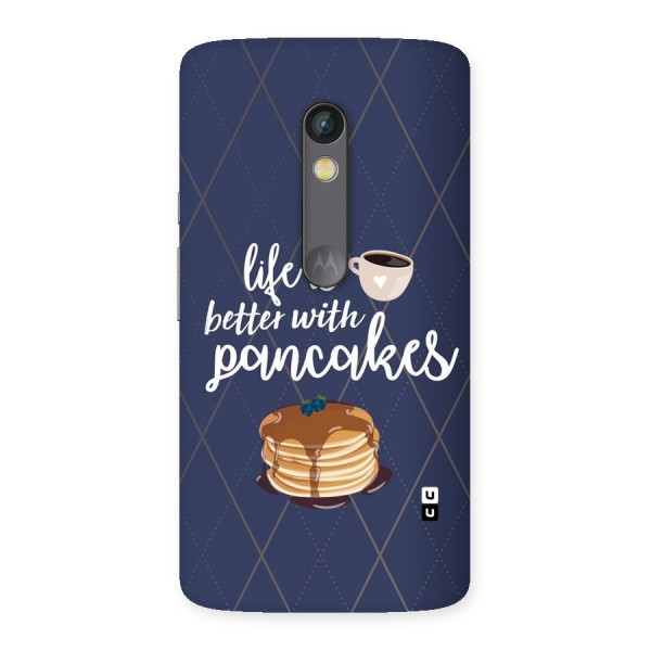 Pancake Life Back Case for Moto X Play