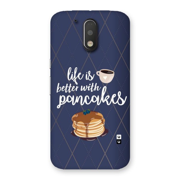 Pancake Life Back Case for Motorola Moto G4