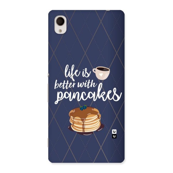 Pancake Life Back Case for Sony Xperia M4