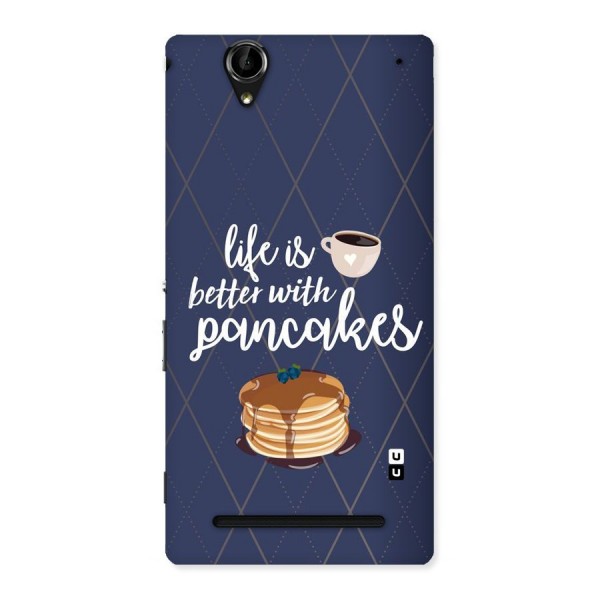 Pancake Life Back Case for Sony Xperia T2