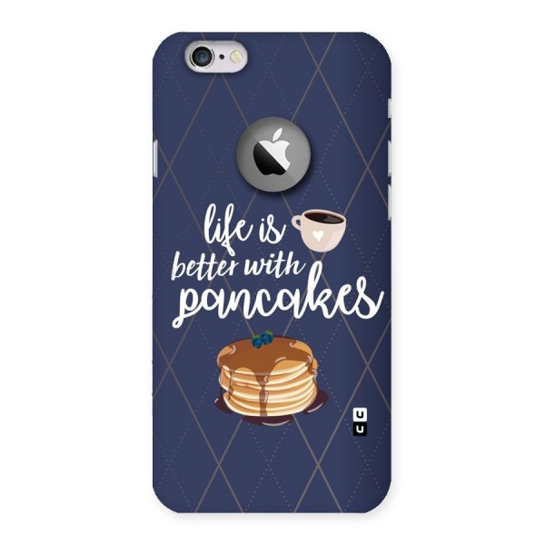 Pancake Life Back Case for iPhone 6 Logo Cut