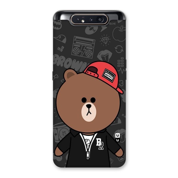 Panda Brown Back Case for Galaxy A80