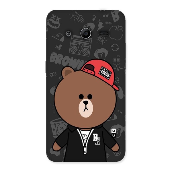 Panda Brown Back Case for Galaxy Core 2