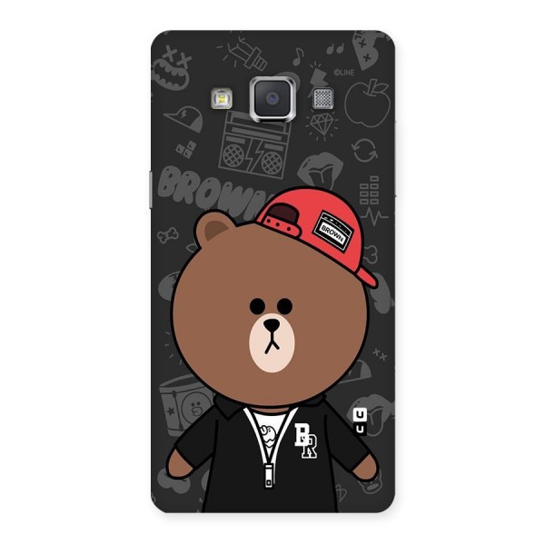 Panda Brown Back Case for Galaxy Grand 3