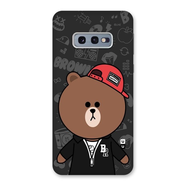 Panda Brown Back Case for Galaxy S10e