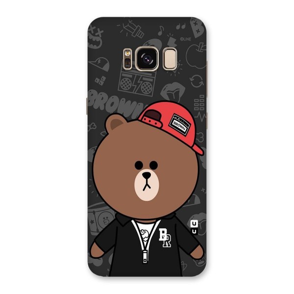 Panda Brown Back Case for Galaxy S8