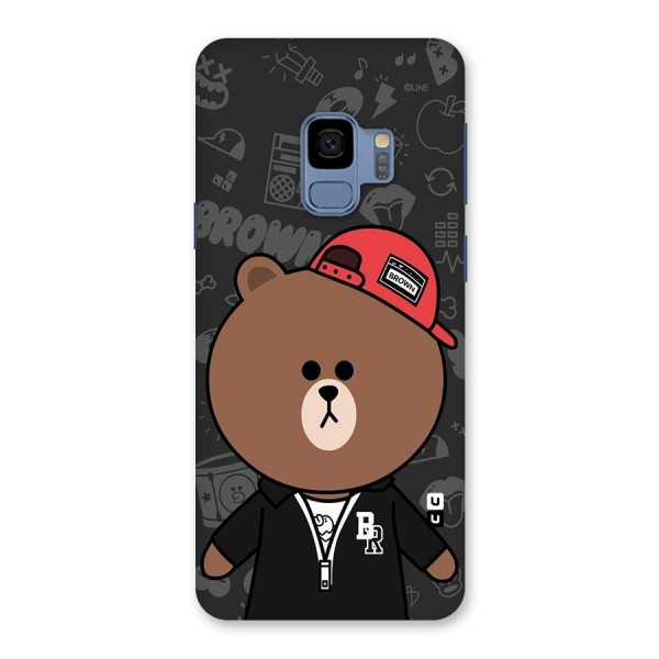 Panda Brown Back Case for Galaxy S9