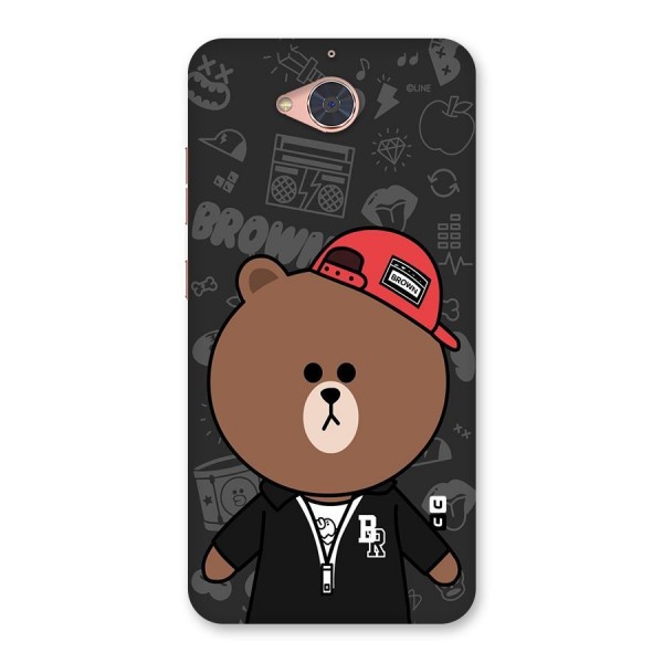 Panda Brown Back Case for Gionee S6 Pro