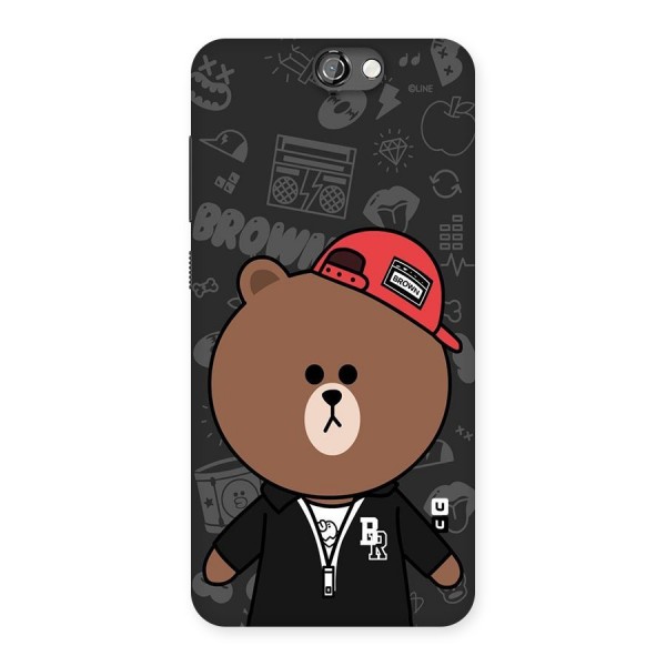 Panda Brown Back Case for HTC One A9