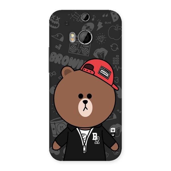 Panda Brown Back Case for HTC One M8