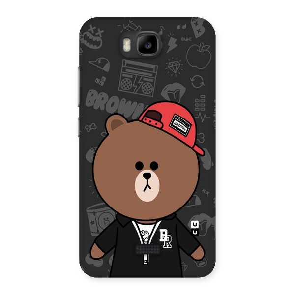 Panda Brown Back Case for Honor Bee