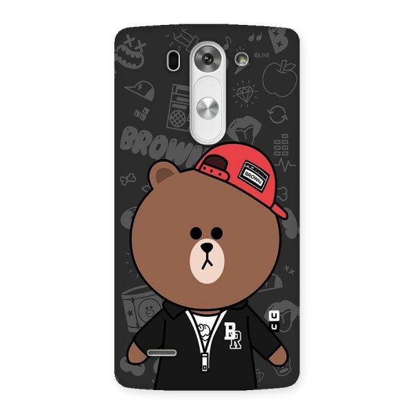 Panda Brown Back Case for LG G3 Mini