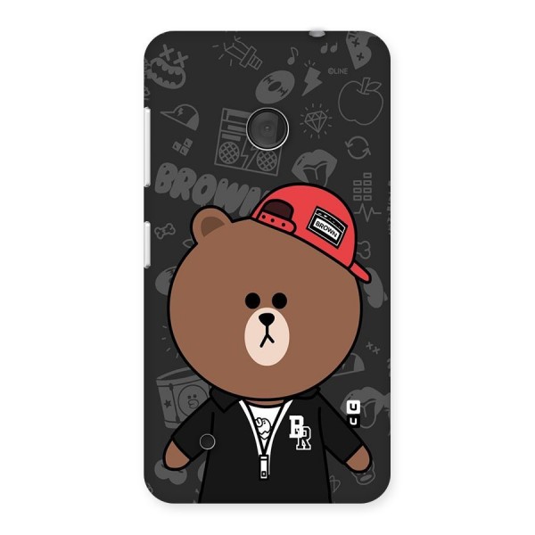 Panda Brown Back Case for Lumia 530
