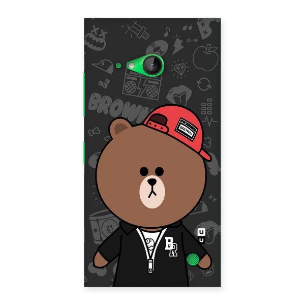 Panda Brown Back Case for Lumia 730