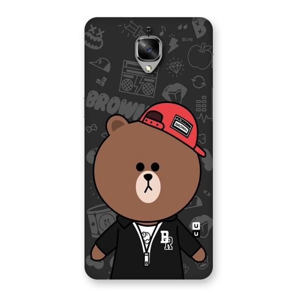 Panda Brown Back Case for OnePlus 3T