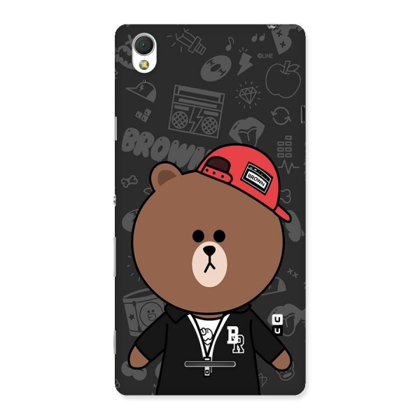 Panda Brown Back Case for Sony Xperia T3