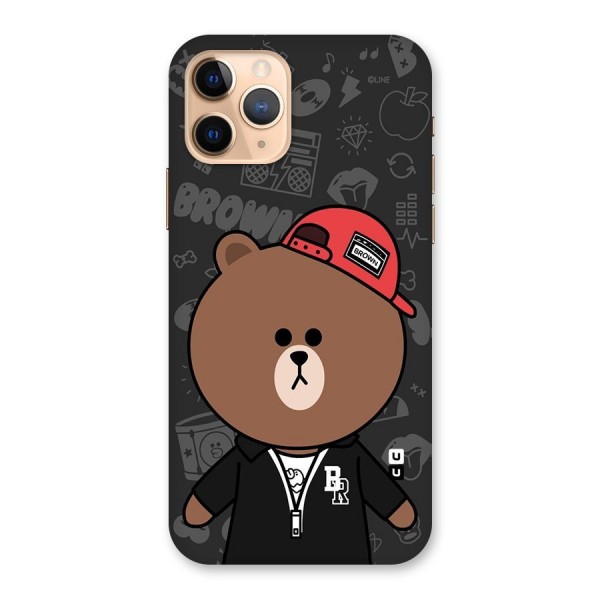 Panda Brown Back Case for iPhone 11 Pro
