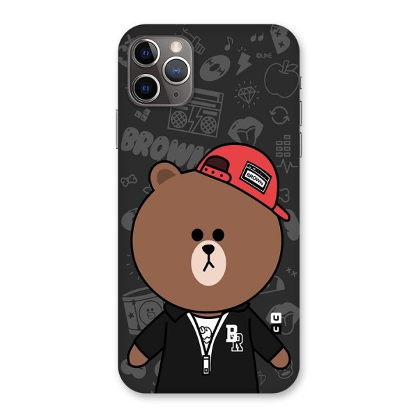 Panda Brown Back Case for iPhone 11 Pro Max