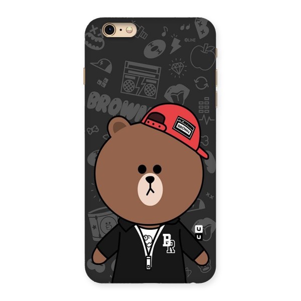 Panda Brown Back Case for iPhone 6 Plus 6S Plus
