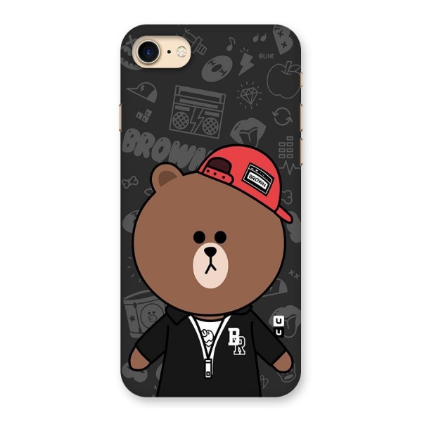 Panda Brown Back Case for iPhone 7