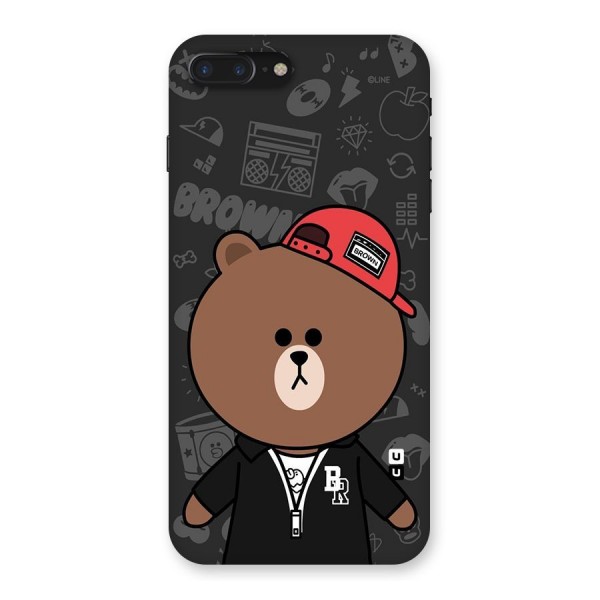 Panda Brown Back Case for iPhone 7 Plus