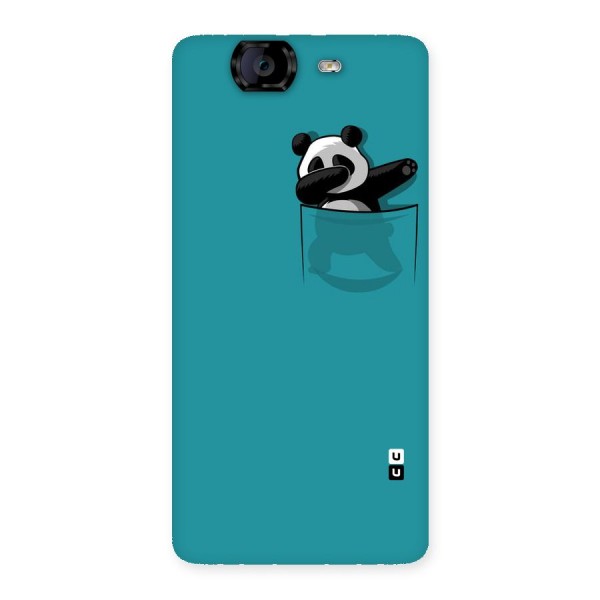 Panda Dabbing Away Back Case for Canvas Knight A350