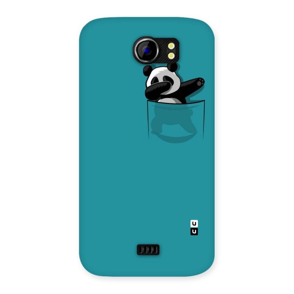 Panda Dabbing Away Back Case for Micromax Canvas 2 A110