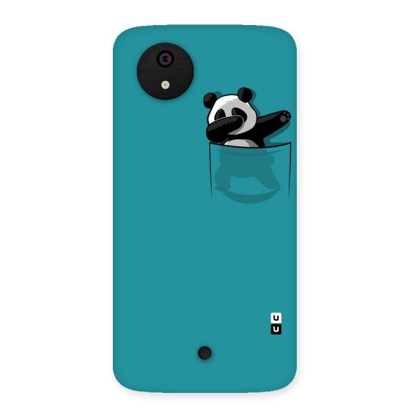 Panda Dabbing Away Back Case for Micromax Canvas A1