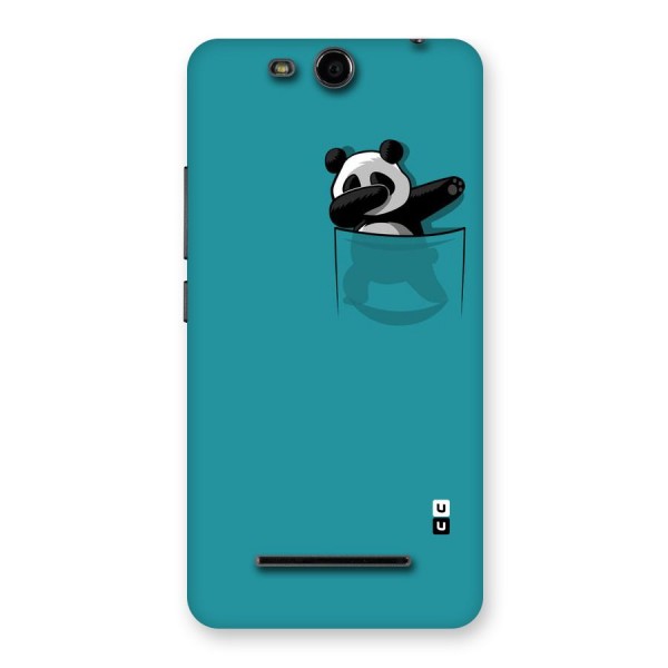 Panda Dabbing Away Back Case for Micromax Canvas Juice 3 Q392