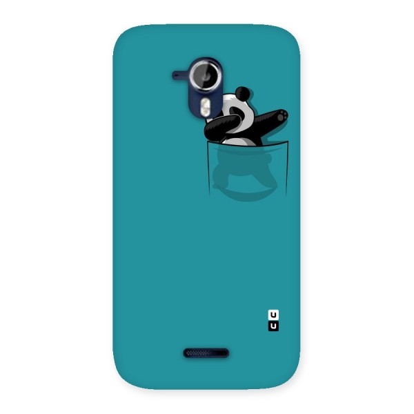 Panda Dabbing Away Back Case for Micromax Canvas Magnus A117