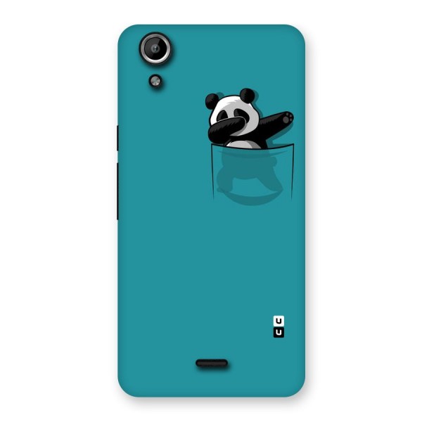 Panda Dabbing Away Back Case for Micromax Canvas Selfie Lens Q345
