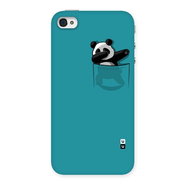 Panda Dabbing Away Back Case for iPhone 4 4s
