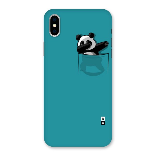 Panda Dabbing Away Back Case for iPhone X